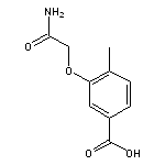 3-(carbamoylmethoxy)-4-methylbenzoic acid