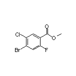 methyl 4-bromo-5-chloro-2-fluorobenzoate