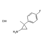 2-(4-fluorophenyl)-2-methylcyclopropan-1-amine hydrochloride