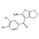 3-(3,4-dichlorobenzoyl)-4H,5H,6H-cyclopenta[b]thiophen-2-amine