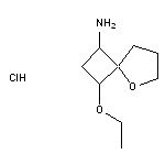 3-ethoxy-5-oxaspiro[3.4]octan-1-amine hydrochloride