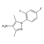 1-(2,4-difluorophenyl)-3,5-dimethyl-1H-pyrazol-4-amine