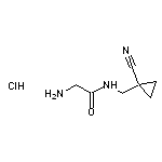 2-amino-N-[(1-cyanocyclopropyl)methyl]acetamide hydrochloride