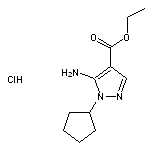 ethyl 5-amino-1-cyclopentyl-1H-pyrazole-4-carboxylate hydrochloride