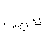 4-[(3-methyl-1,2,4-oxadiazol-5-yl)methyl]aniline hydrochloride