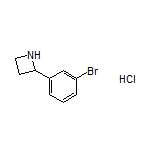 2-(3-bromophenyl)azetidine hydrochloride