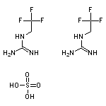 bis(1-(2,2,2-trifluoroethyl)guanidine), sulfuric acid