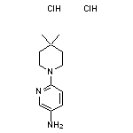 6-(4,4-dimethylpiperidin-1-yl)pyridin-3-amine dihydrochloride