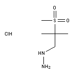 (2-methanesulfonyl-2-methylpropyl)hydrazine hydrochloride