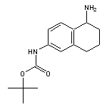 tert-butyl N-(5-amino-5,6,7,8-tetrahydronaphthalen-2-yl)carbamate