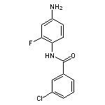 N-(4-amino-2-fluorophenyl)-3-chlorobenzamide