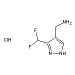 [3-(difluoromethyl)-1H-pyrazol-4-yl]methanamine hydrochloride