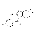 6,6-dimethyl-3-(4-methylbenzoyl)-4,5,6,7-tetrahydro-1-benzothiophen-2-amine