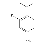 3-fluoro-4-(propan-2-yl)aniline