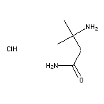 3-amino-3-methylbutanamide hydrochloride