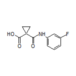 1-[(3-Fluorophenyl)carbamoyl]cyclopropanecarboxylic Acid