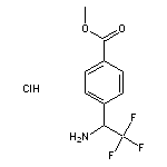 methyl 4-(1-amino-2,2,2-trifluoroethyl)benzoate hydrochloride