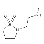 2-[2-(methylamino)ethyl]-1$l^{6},2-thiazolidine-1,1-dione