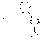 1-(azetidin-3-yl)-4-phenyl-1H-1,2,3-triazole hydrochloride