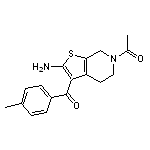 1-[2-amino-3-(4-methylbenzoyl)-4H,5H,6H,7H-thieno[2,3-c]pyridin-6-yl]ethan-1-one