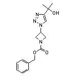 benzyl 3-[4-(2-hydroxypropan-2-yl)-1H-1,2,3-triazol-1-yl]azetidine-1-carboxylate