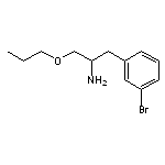 1-(3-bromophenyl)-3-propoxypropan-2-amine