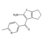 3-(6-methylpyridine-3-carbonyl)-4H,5H,6H-cyclopenta[b]thiophen-2-amine