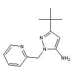 3-tert-butyl-1-(pyridin-2-ylmethyl)-1H-pyrazol-5-amine