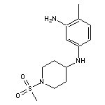 1-N-(1-methanesulfonylpiperidin-4-yl)-4-methylbenzene-1,3-diamine