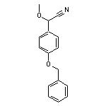 2-[4-(benzyloxy)phenyl]-2-methoxyacetonitrile