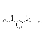 2-Amino-1-[3-(trifluoromethyl)phenyl]ethanone Hydrochloride