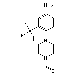 4-[4-amino-2-(trifluoromethyl)phenyl]piperazine-1-carbaldehyde