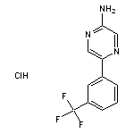 5-[3-(trifluoromethyl)phenyl]pyrazin-2-amine hydrochloride