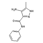 4-amino-5-methyl-N-phenyl-1H-pyrazole-3-carboxamide