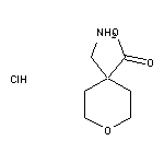 4-(aminomethyl)tetrahydro-2H-pyran-4-carboxylic acid hydrochloride