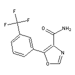 5-[3-(trifluoromethyl)phenyl]-1,3-oxazole-4-carboxamide