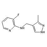 3-fluoro-N-[(3-methyl-1H-pyrazol-4-yl)methyl]pyridin-2-amine