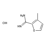 3-methylfuran-2-carboximidamide hydrochloride