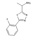 1-[5-(2-fluorophenyl)-1,3,4-thiadiazol-2-yl]ethan-1-amine