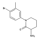 3-amino-1-(4-bromo-3-methylphenyl)piperidin-2-one