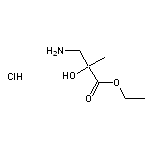 ethyl 3-amino-2-hydroxy-2-methylpropanoate hydrochloride