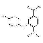 3-[(4-chlorophenyl)sulfanyl]-4-nitrobenzoic acid