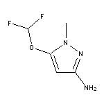 5-(difluoromethoxy)-1-methyl-1H-pyrazol-3-amine