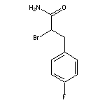 2-bromo-3-(4-fluorophenyl)propanamide