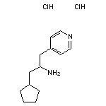 1-cyclopentyl-3-(pyridin-4-yl)propan-2-amine dihydrochloride