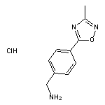 [4-(3-methyl-1,2,4-oxadiazol-5-yl)phenyl]methanamine hydrochloride