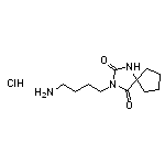 3-(4-aminobutyl)-1,3-diazaspiro[4.4]nonane-2,4-dione hydrochloride