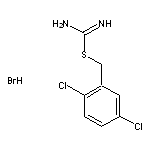 {[(2,5-dichlorophenyl)methyl]sulfanyl}methanimidamide hydrobromide