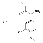 methyl 2-amino-2-(3-chloro-4-methoxyphenyl)acetate hydrochloride