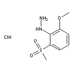 (2-methanesulfonyl-6-methoxyphenyl)hydrazine hydrochloride